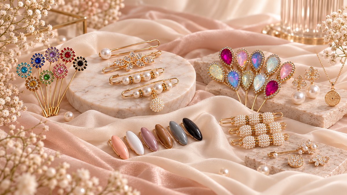 Bijoux et pinces à hijab